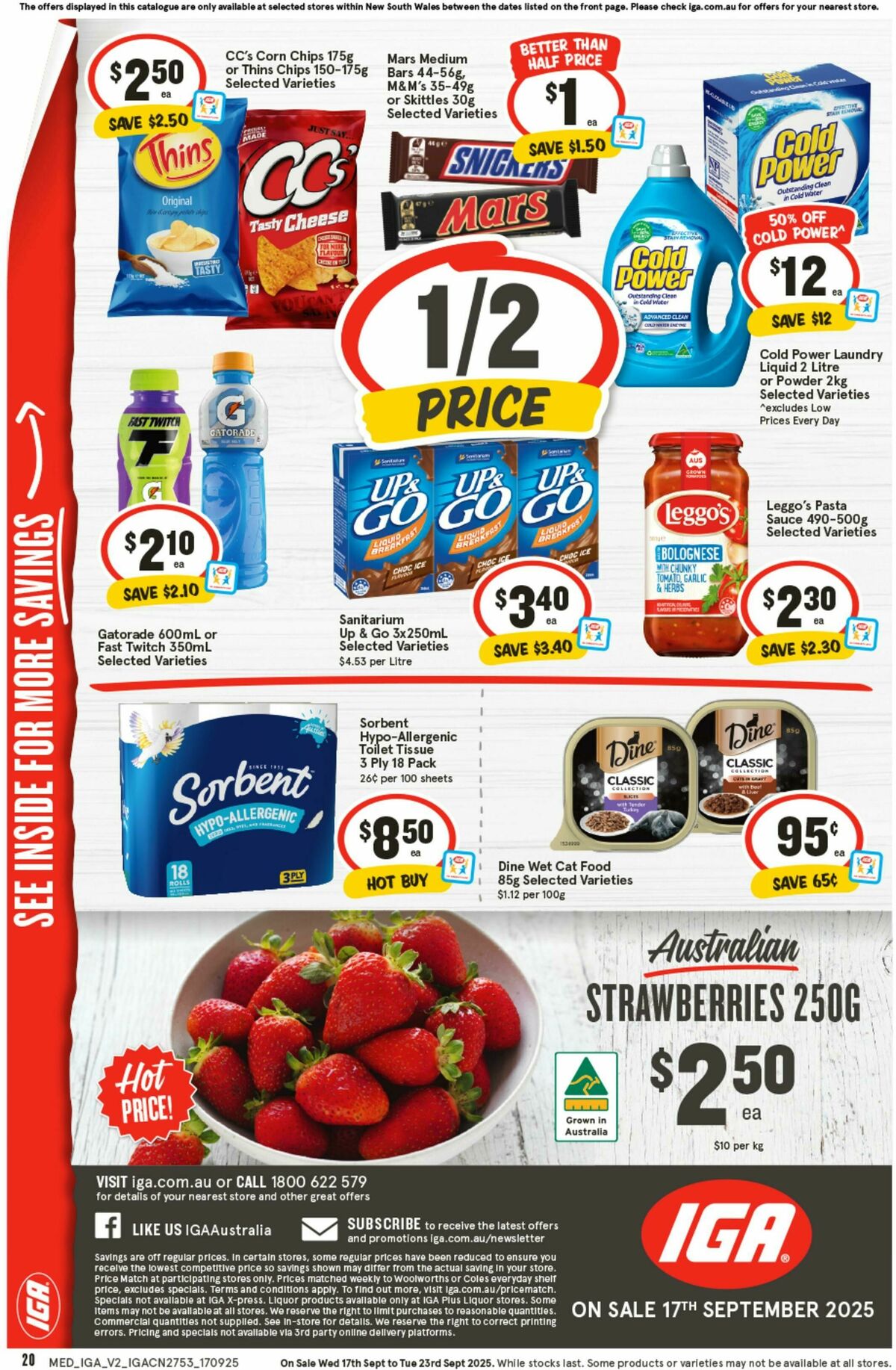 IGA Catalogues from 17 September