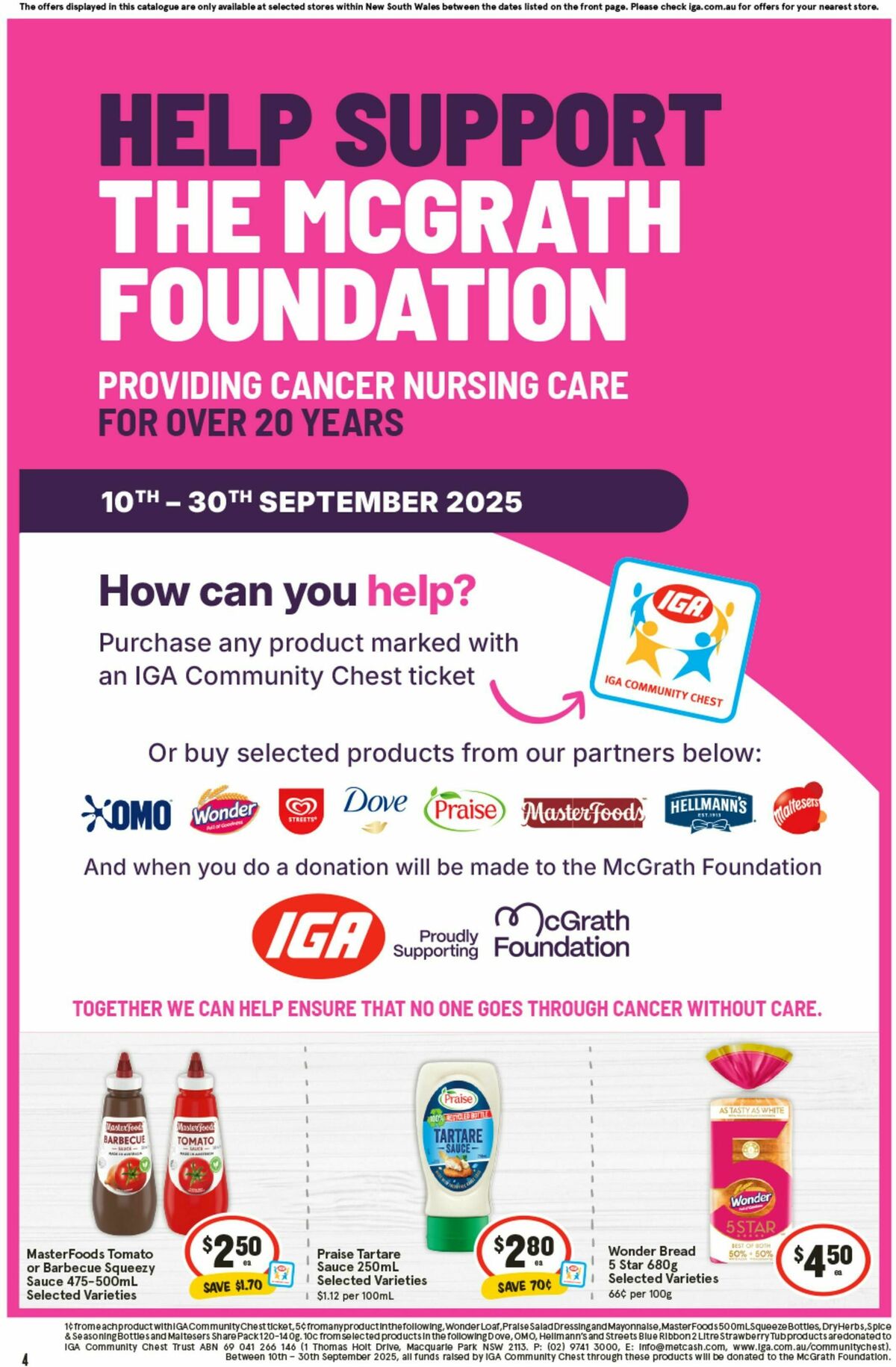 IGA Catalogues from 17 September