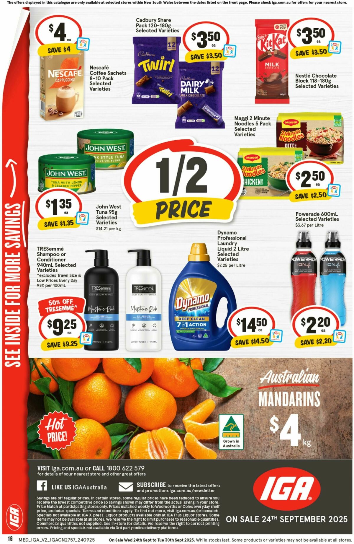 IGA Catalogues from 24 September