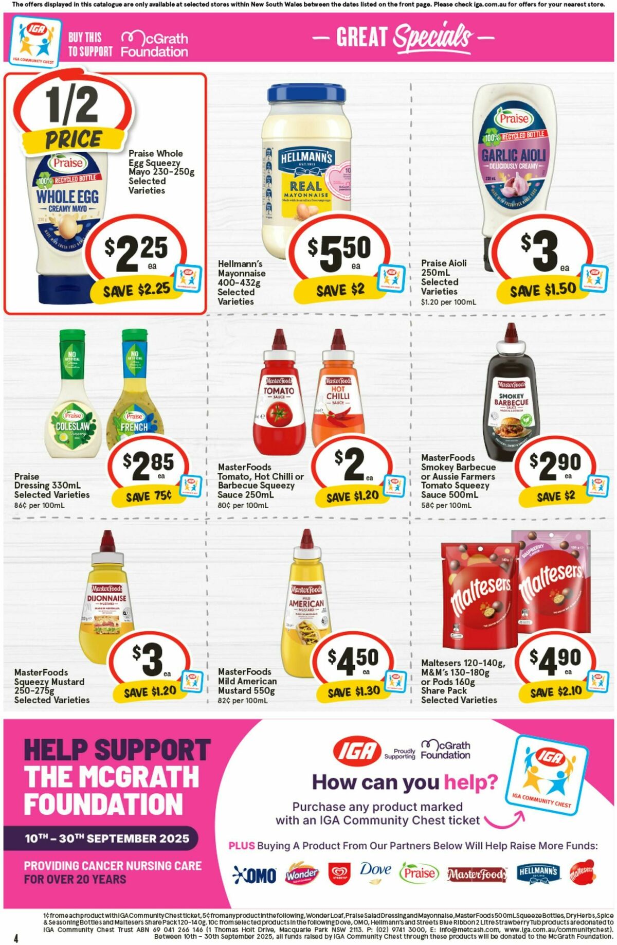 IGA Catalogues from 24 September