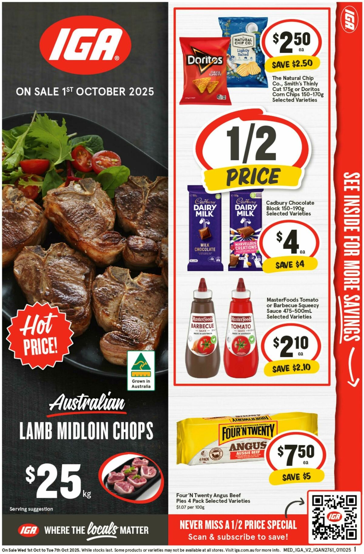 IGA Catalogues from 1 October