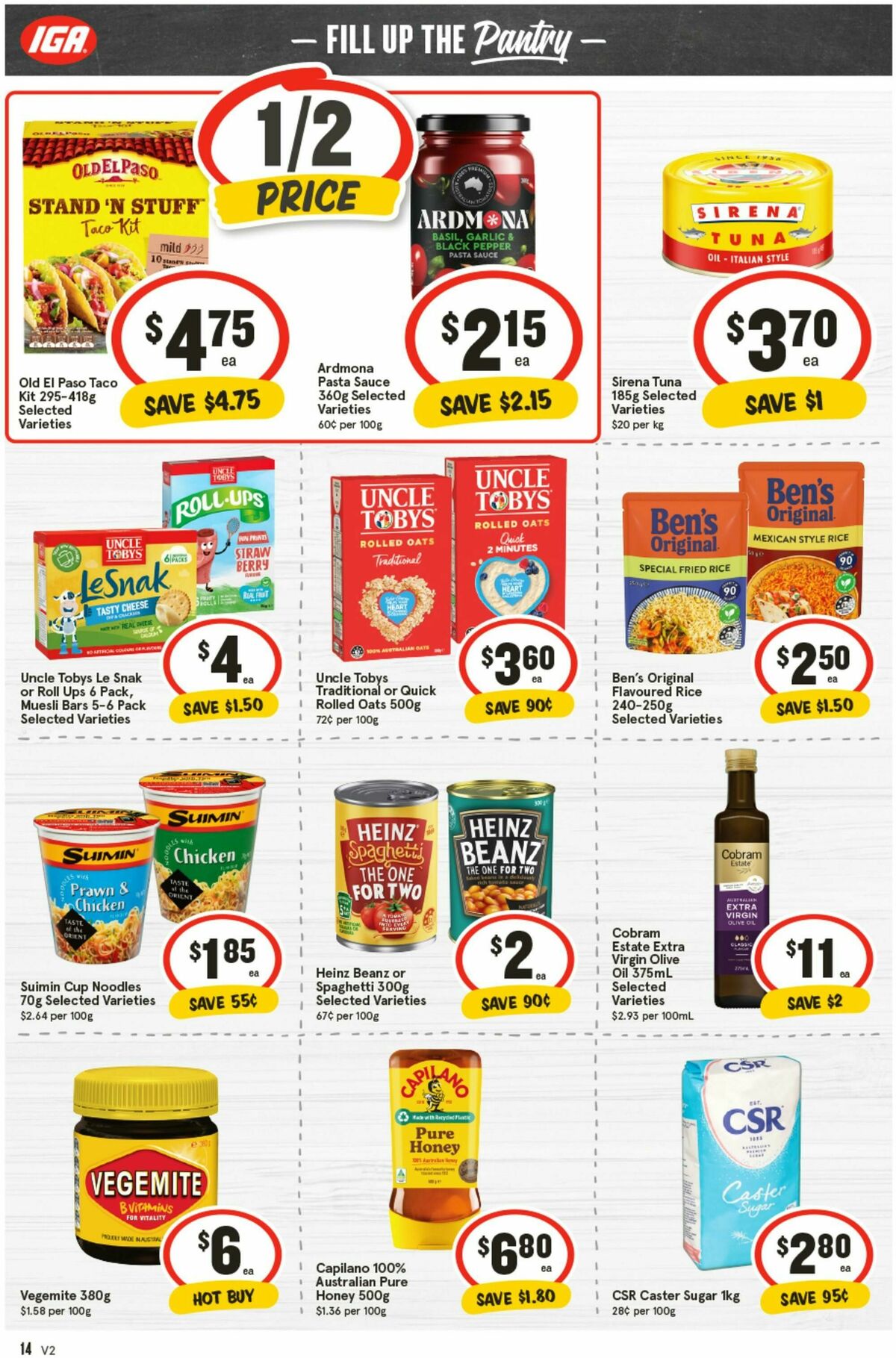 IGA Catalogues from 1 October