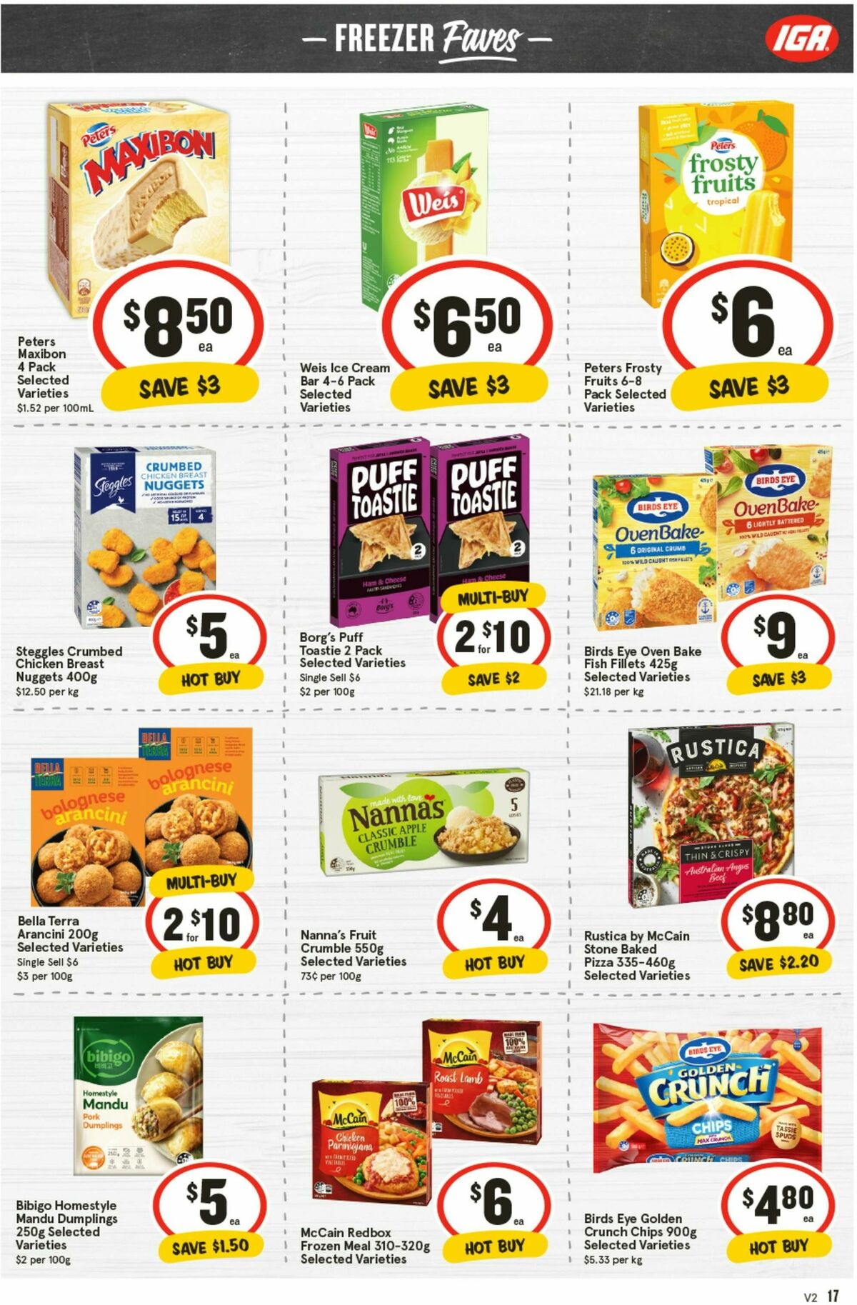 IGA Catalogues from 1 October