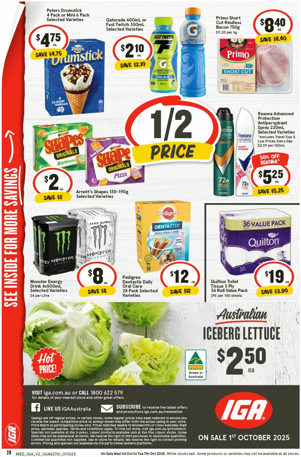 IGA Catalogues from 1 October