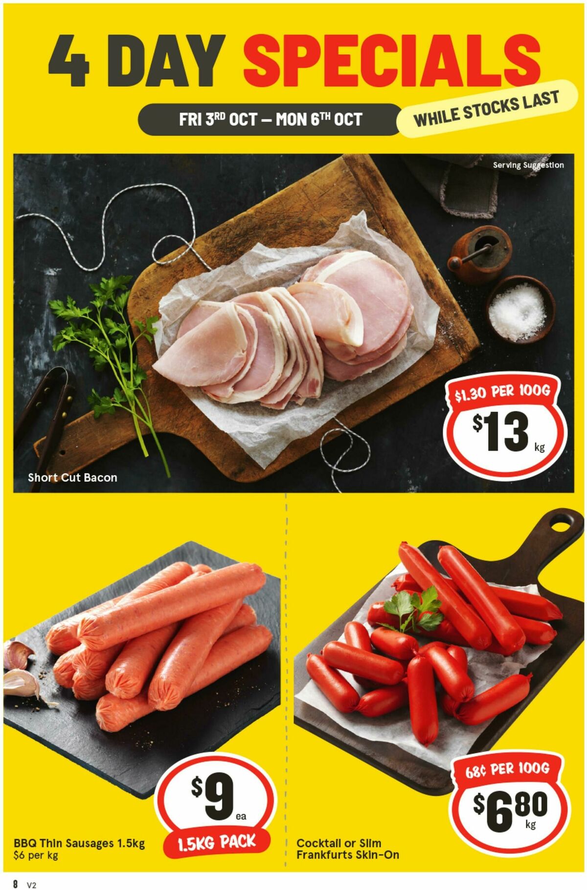 IGA 4 Day Specials Catalogues from 3 October