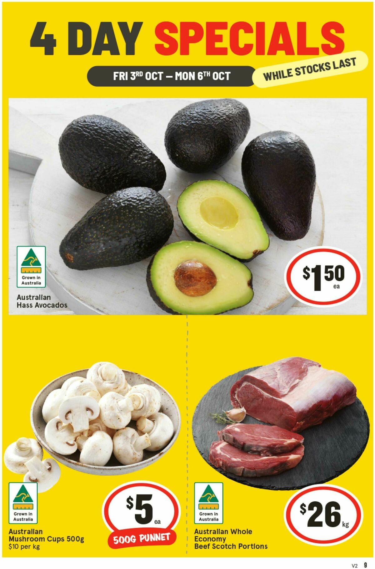 IGA 4 Day Specials Catalogues from 3 October