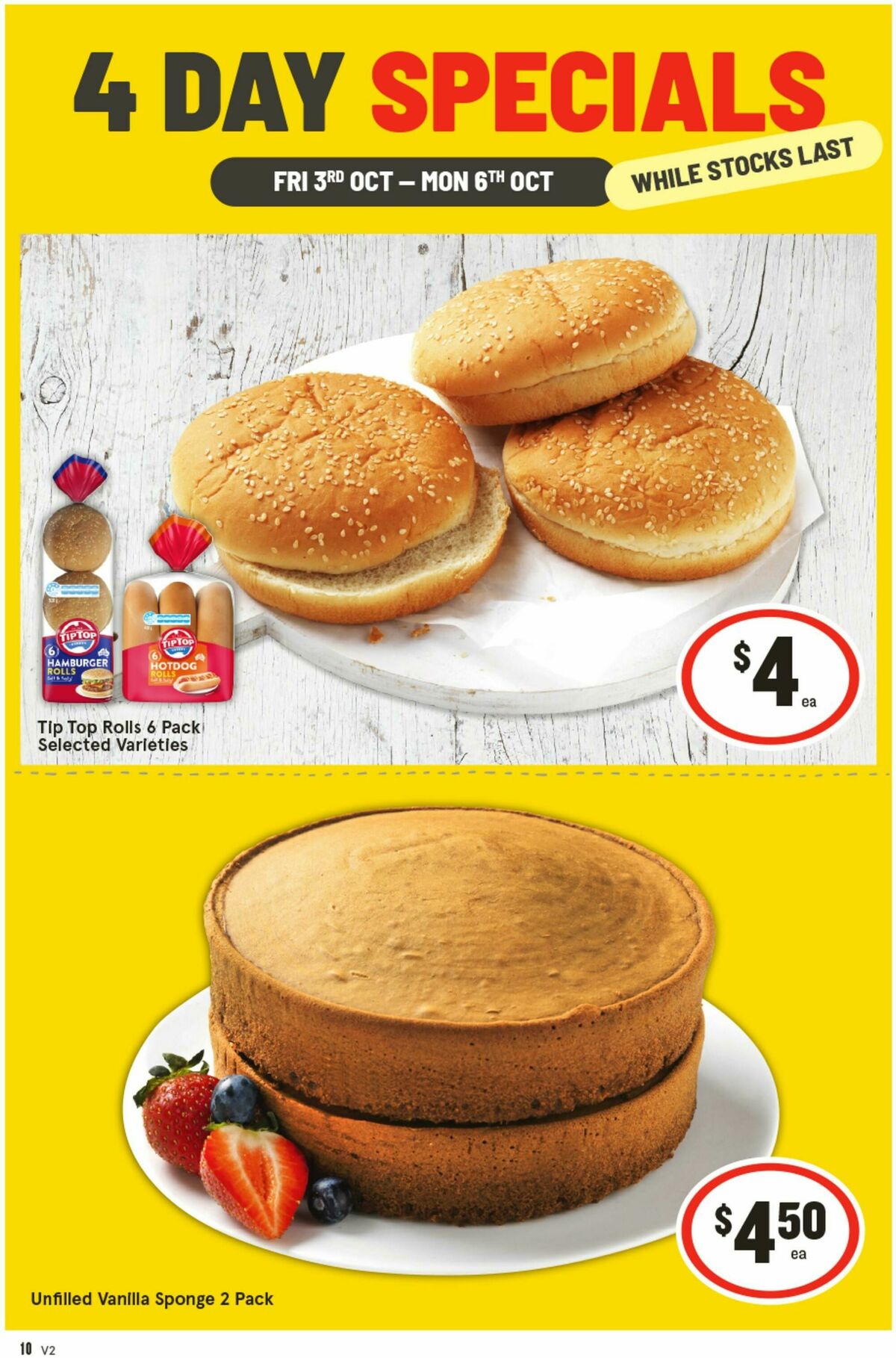 IGA 4 Day Specials Catalogues from 3 October