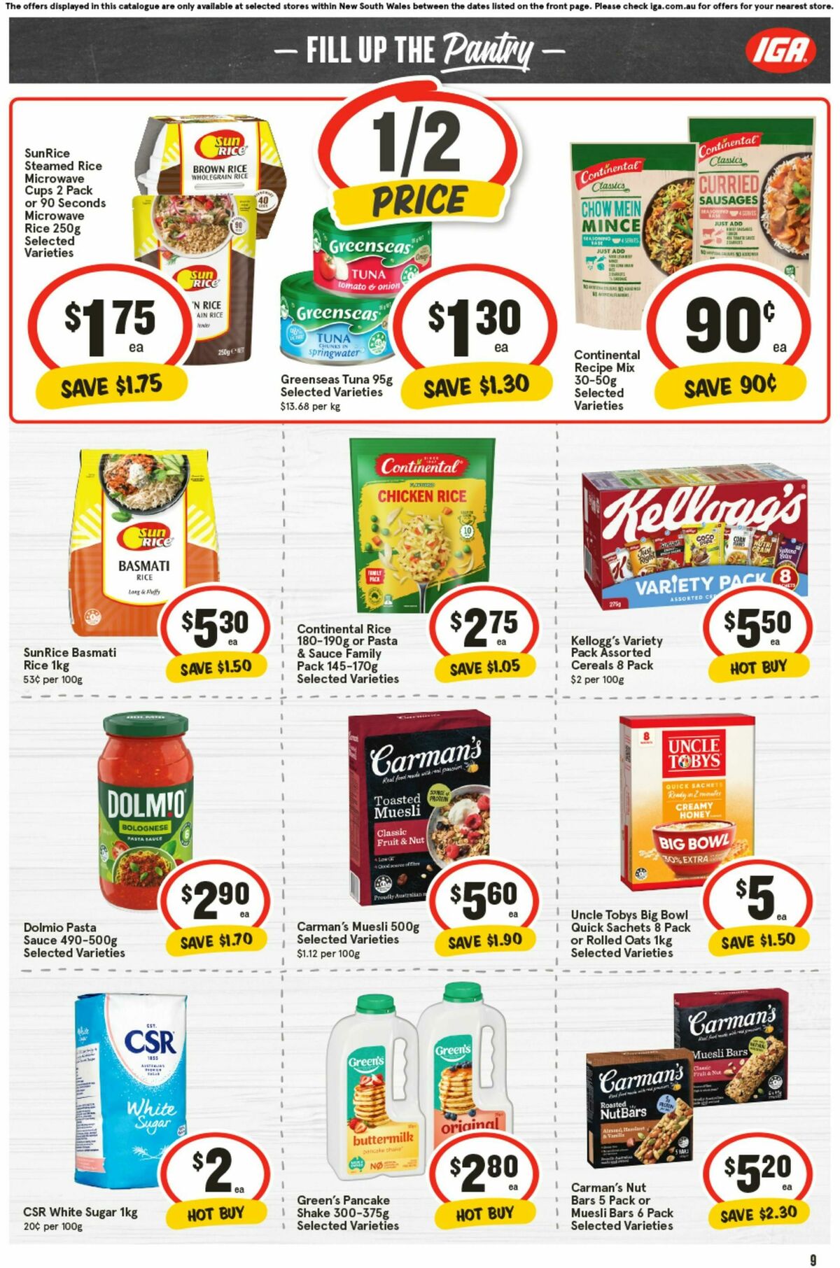 IGA Catalogues from 8 October