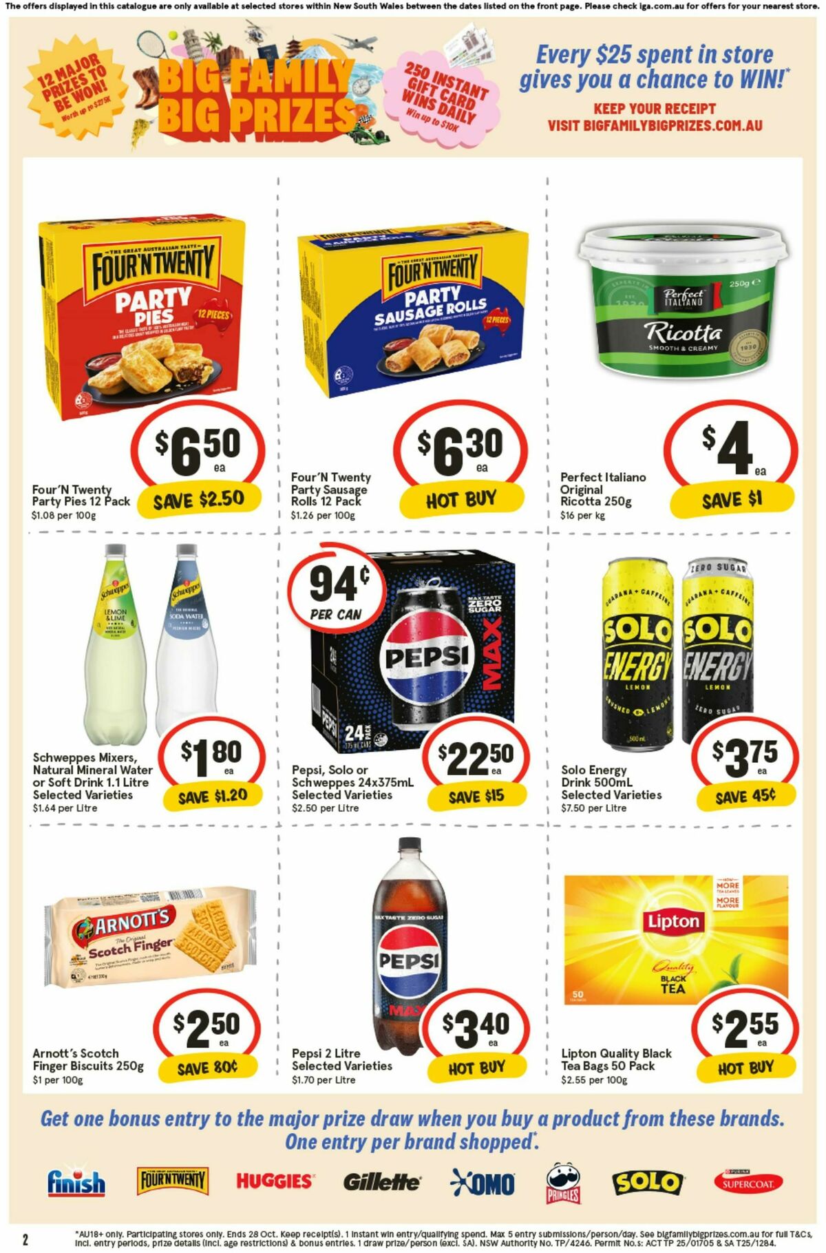 IGA Catalogues from 8 October
