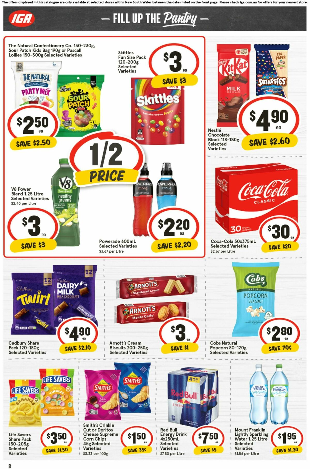 IGA Catalogues from 8 October