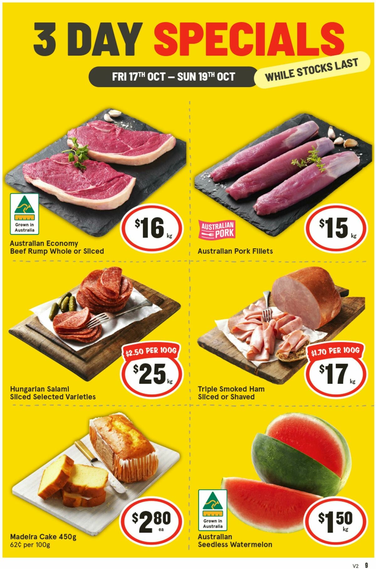 IGA 3 Day Specials Catalogues from 17 October