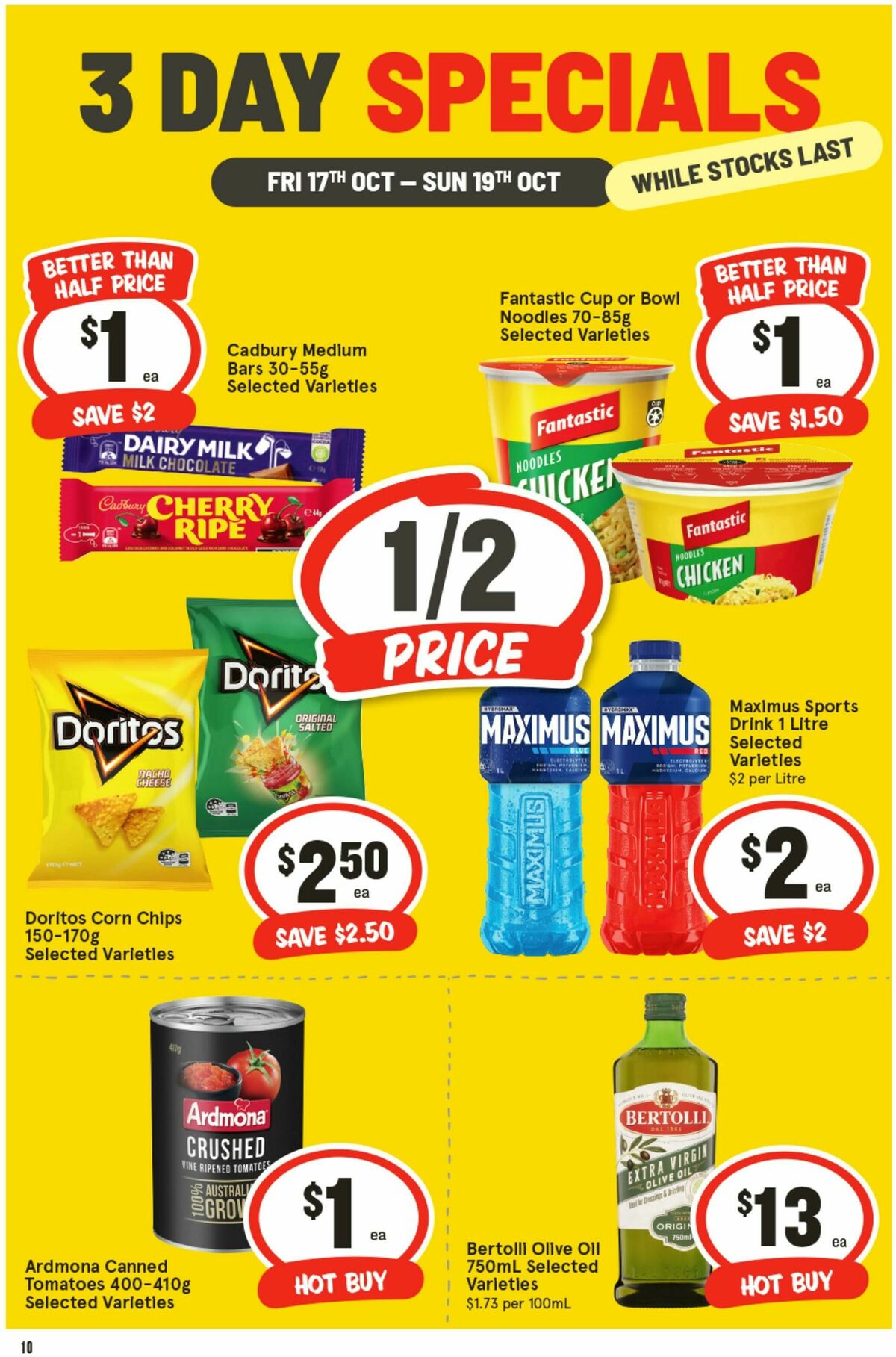 IGA 3 Day Specials Catalogues from 17 October