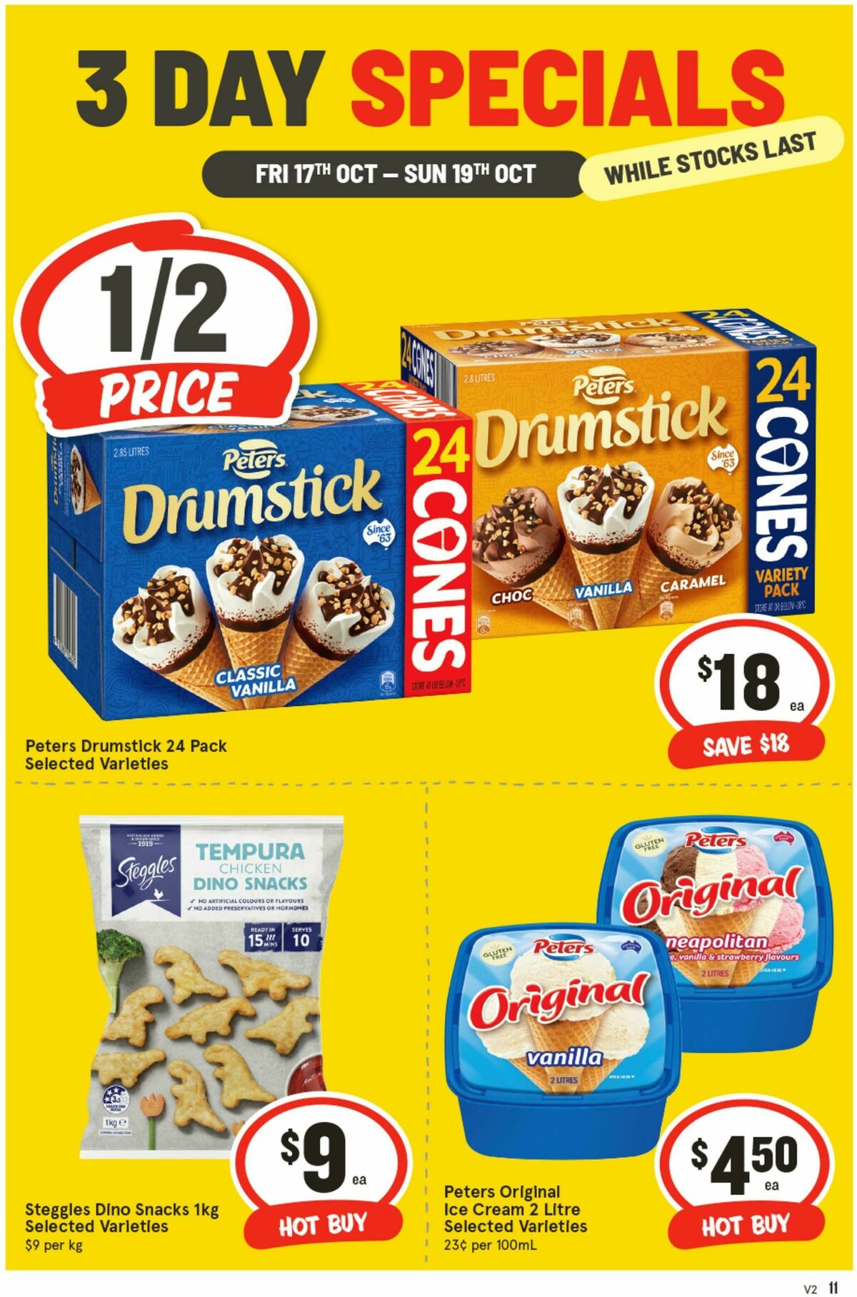 IGA 3 Day Specials Catalogues from 17 October
