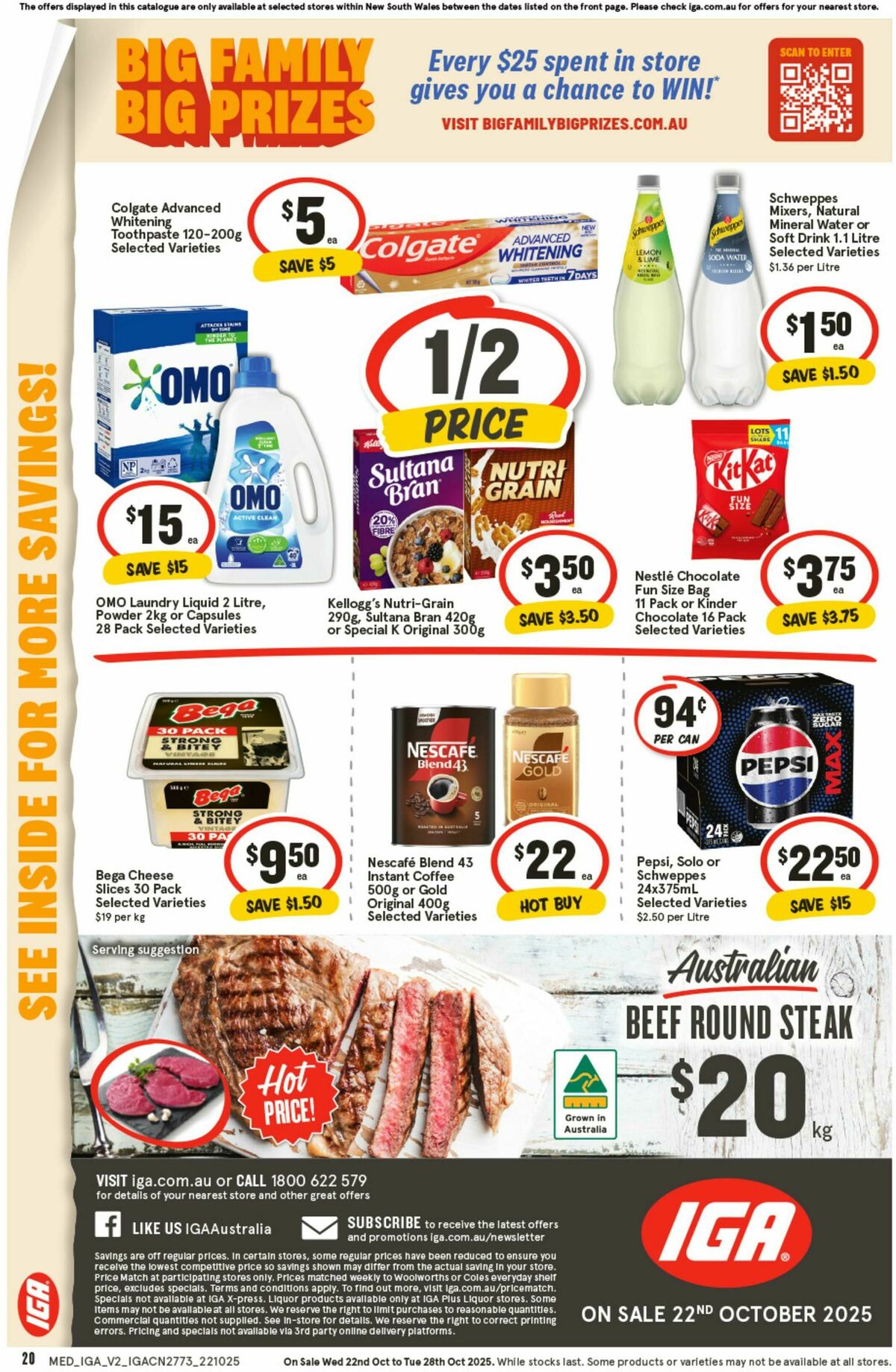 IGA Catalogues from 22 October