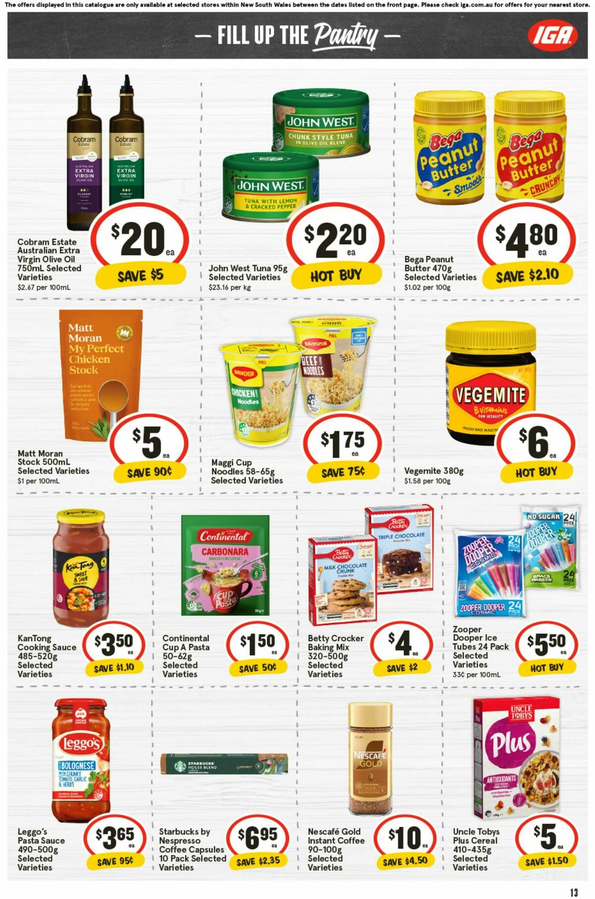 IGA Catalogues from 29 October