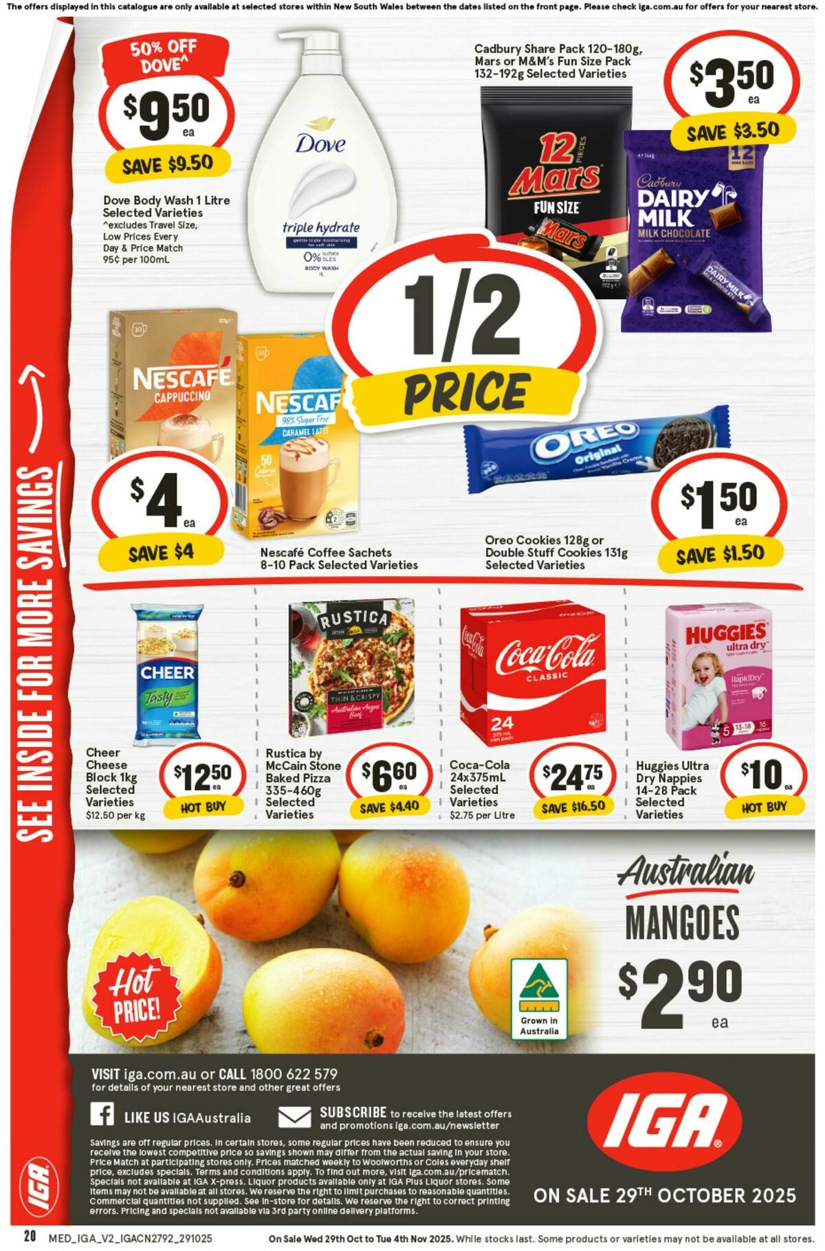 IGA Catalogues from 29 October