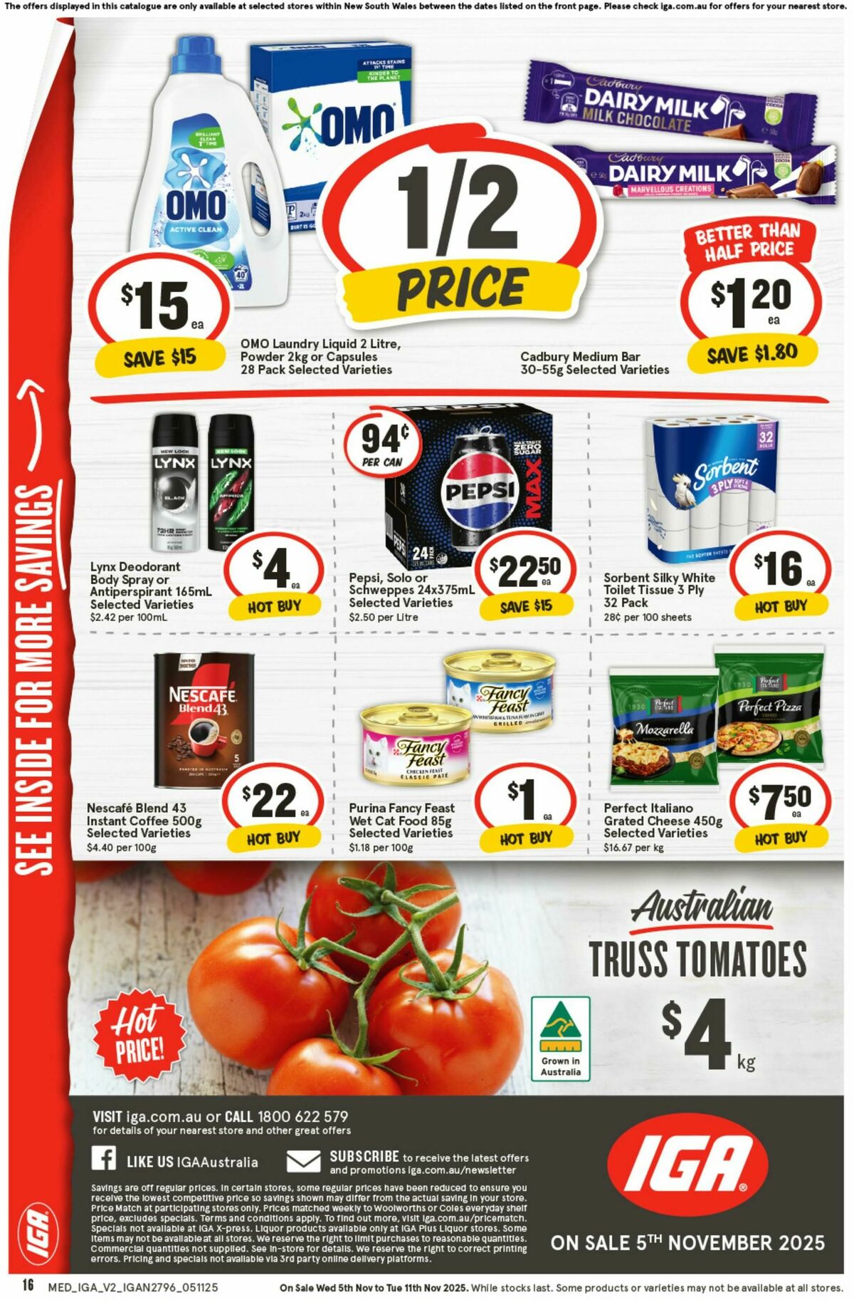 IGA Catalogues from 5 November