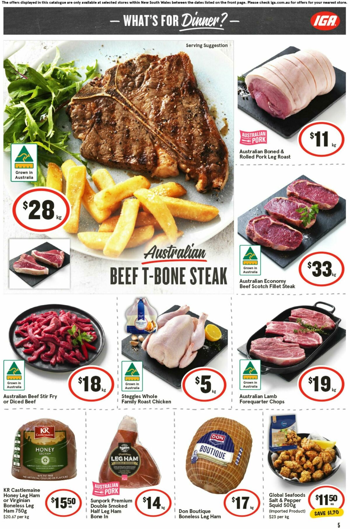 IGA Catalogues from 5 November