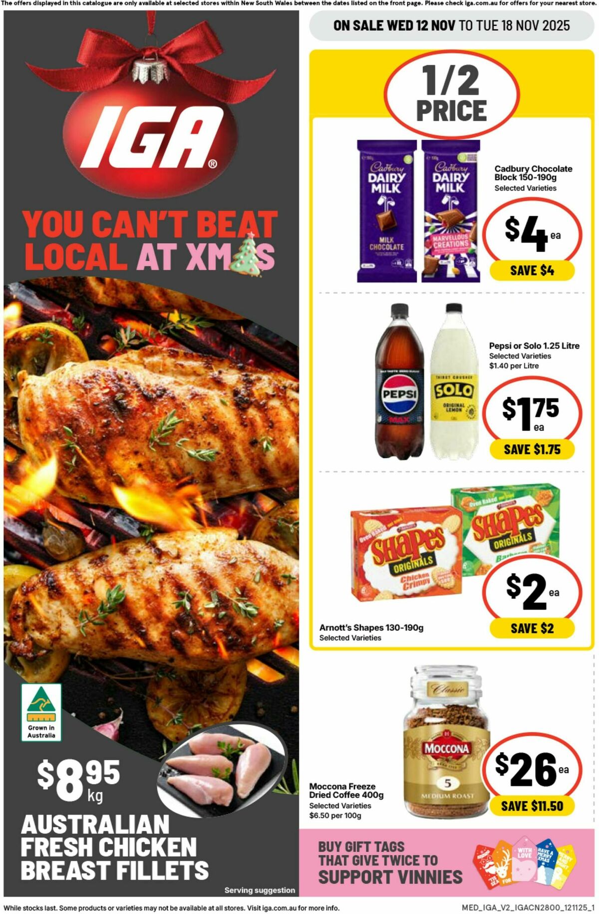 IGA Catalogues from 12 November