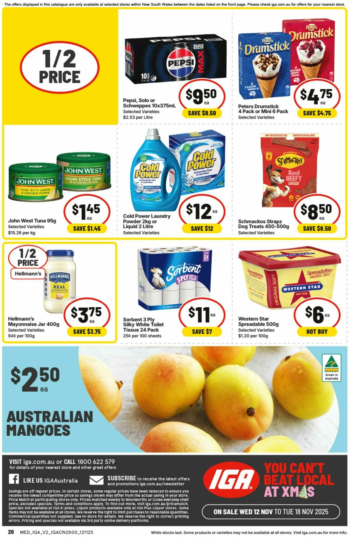IGA Catalogues from 12 November