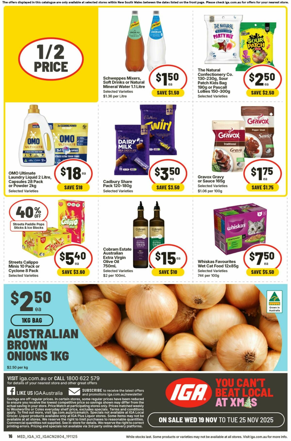 IGA Catalogues from 19 November