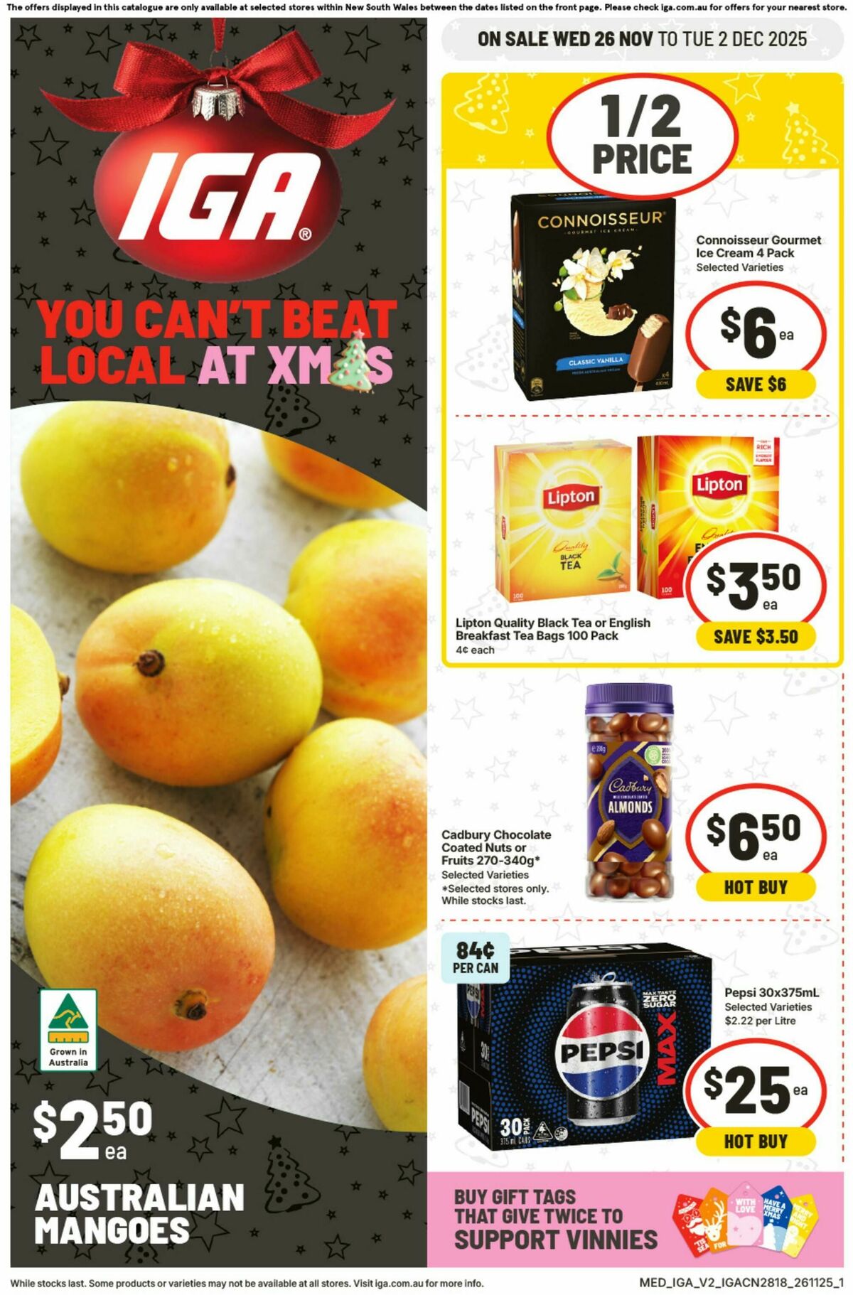 IGA Catalogues from 26 November