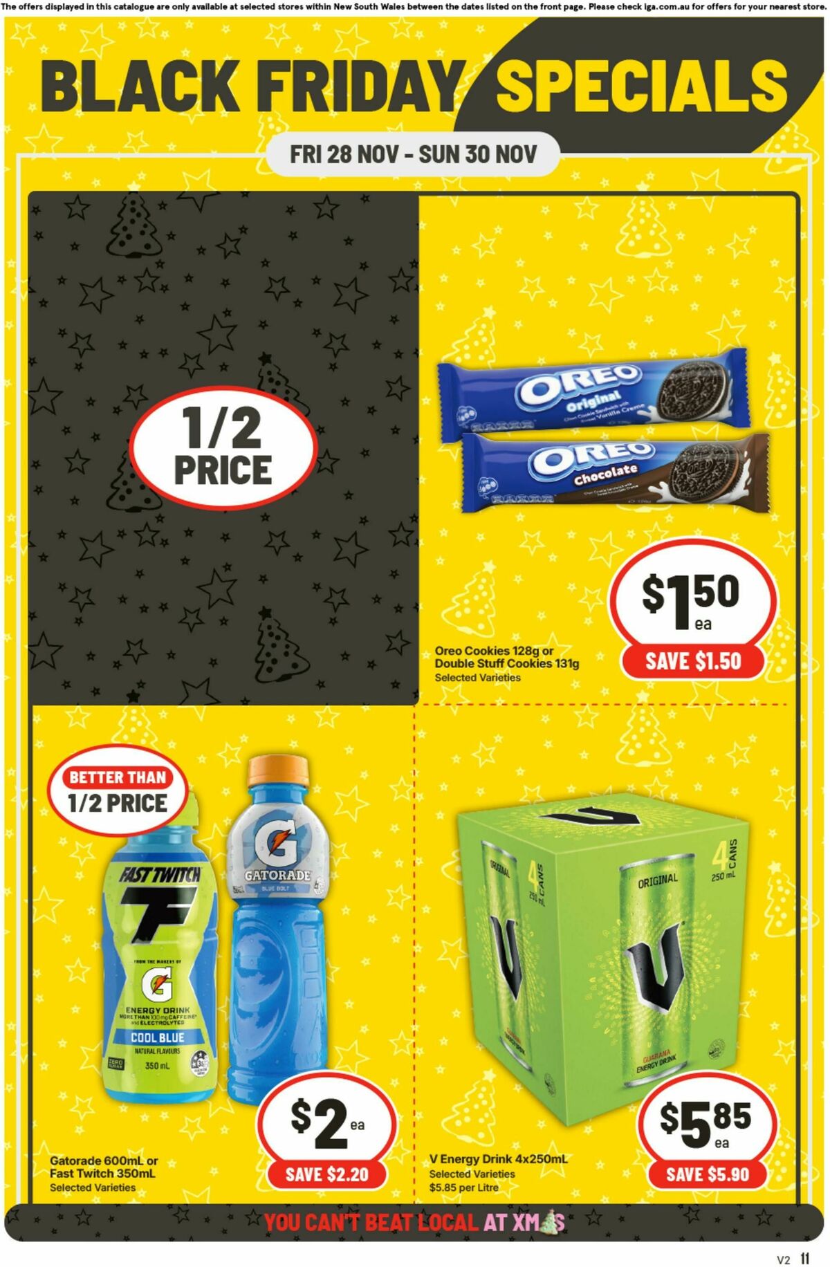 IGA Black Friday Specials Catalogues from 28 November