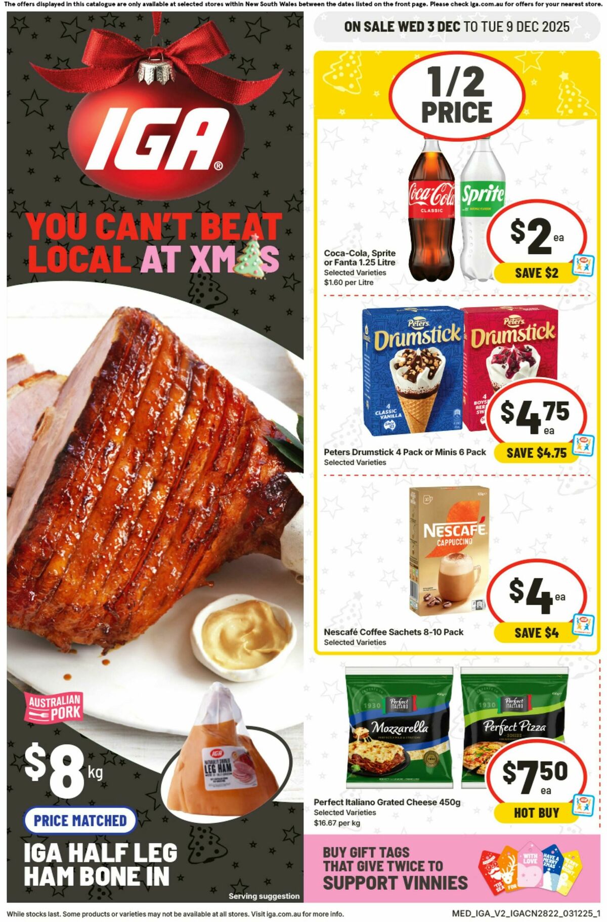 IGA Catalogues from 3 December