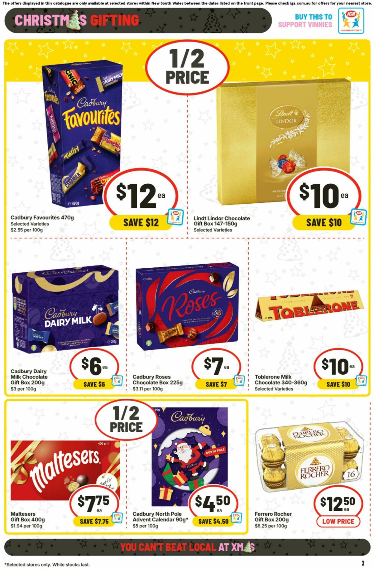IGA Catalogues from 3 December