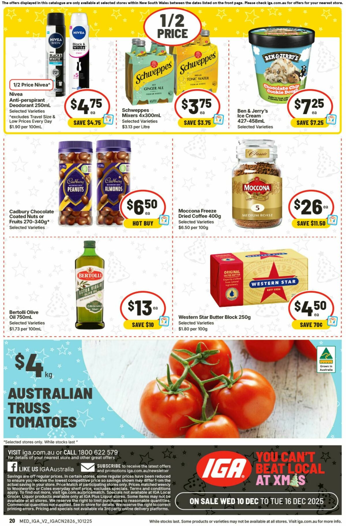 IGA Catalogues from 10 December