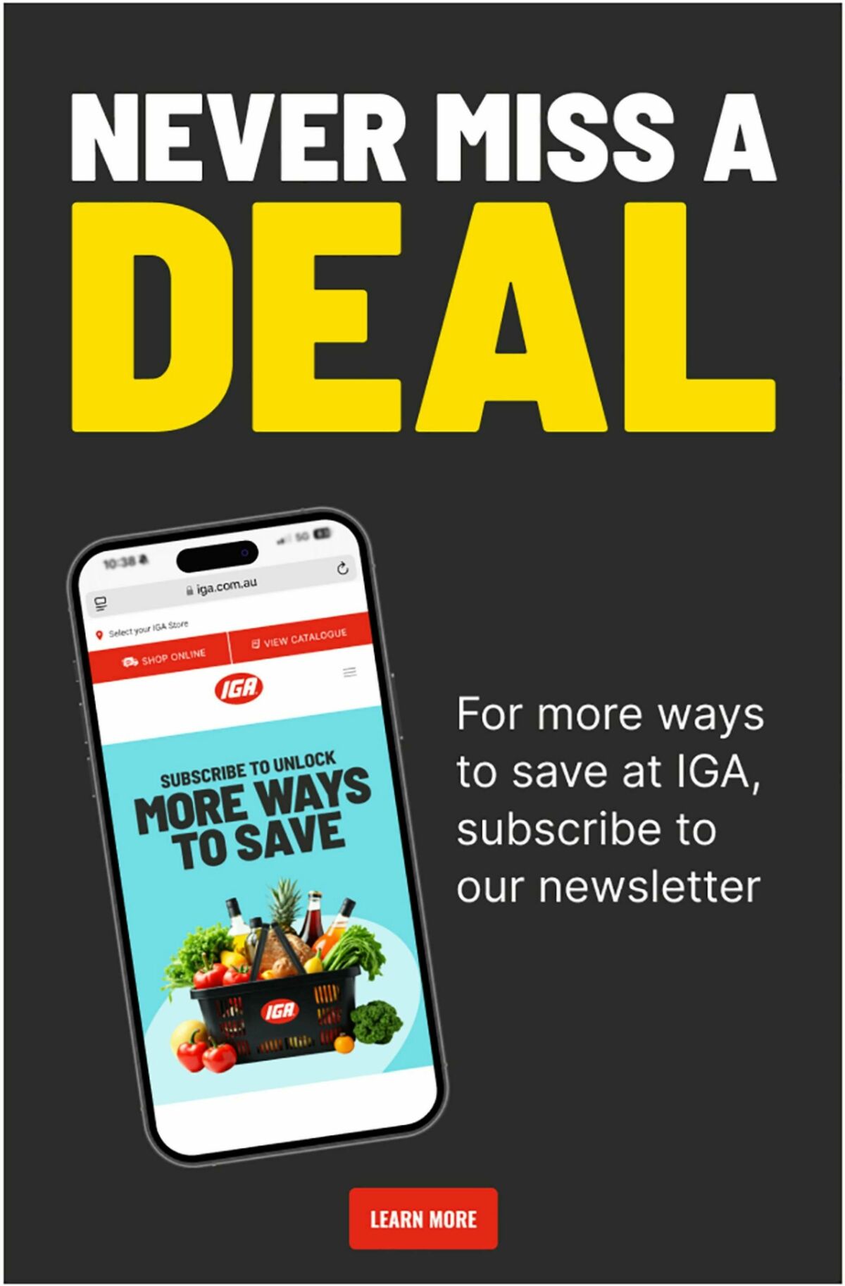 IGA Catalogues from 10 December