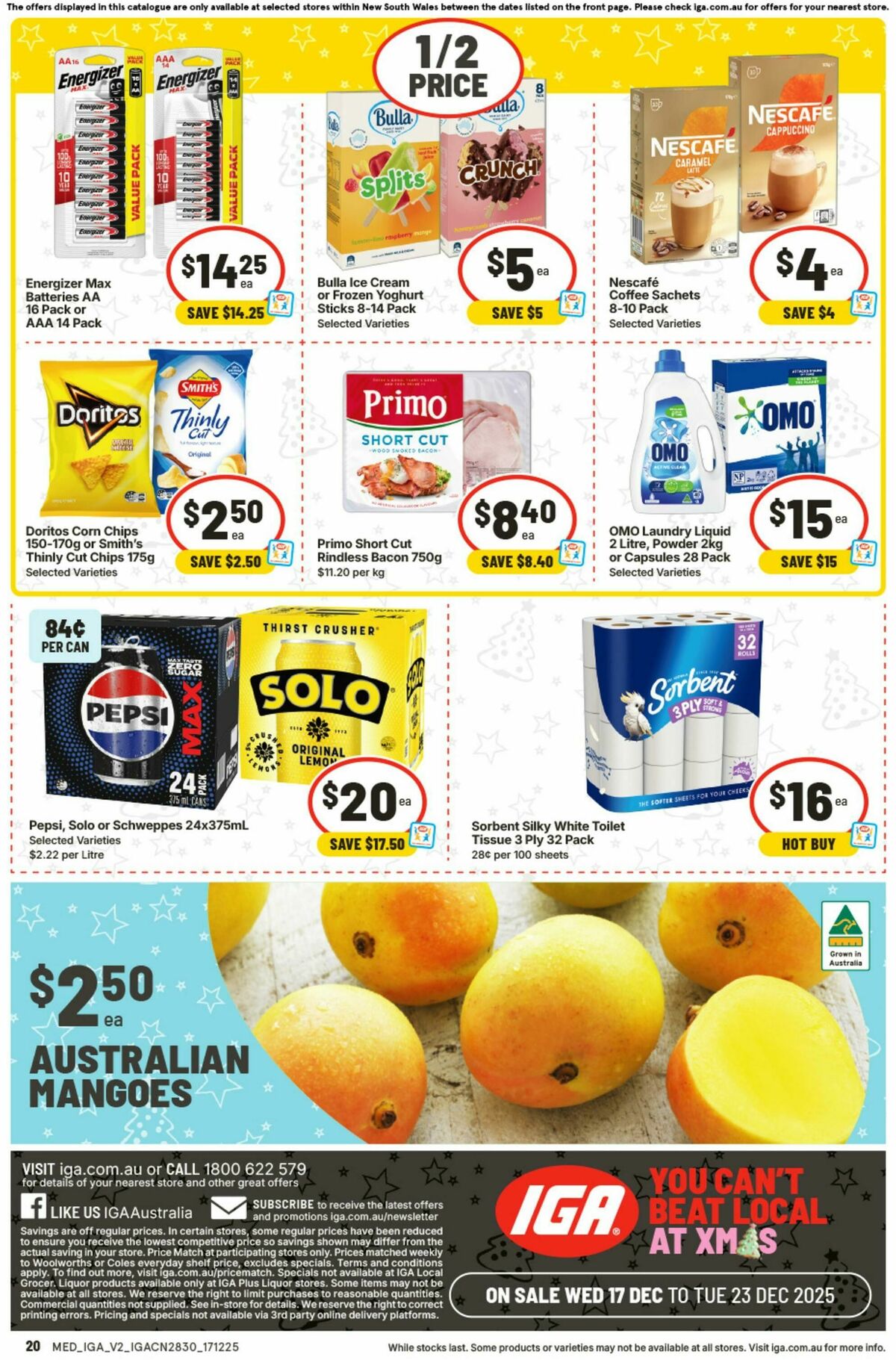 IGA Catalogues from 17 December