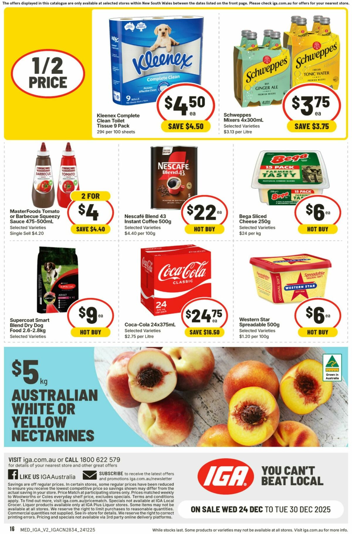IGA Catalogues from 24 December