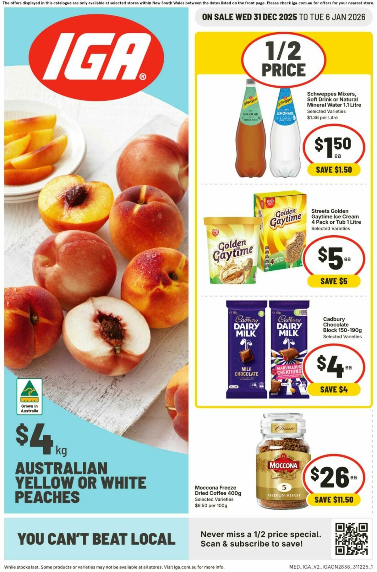 IGA Catalogues from 31 December