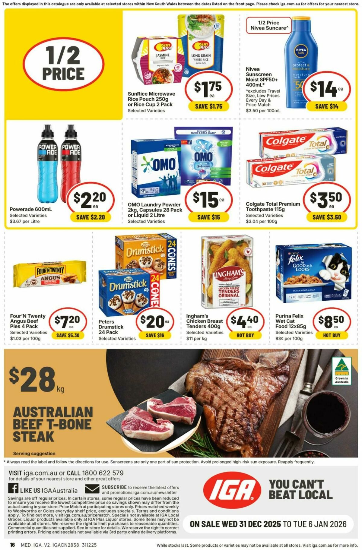 IGA Catalogues from 31 December