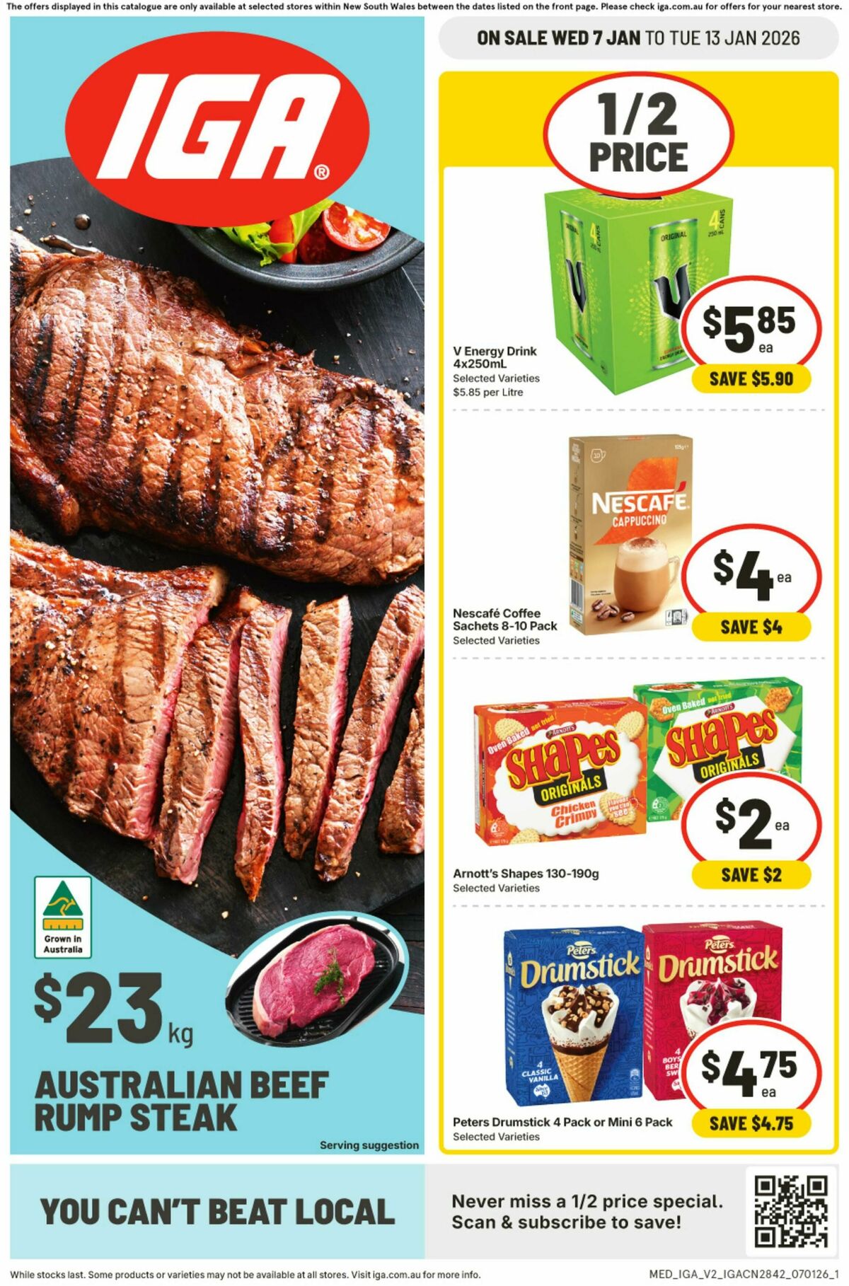 IGA Catalogues from 7 January