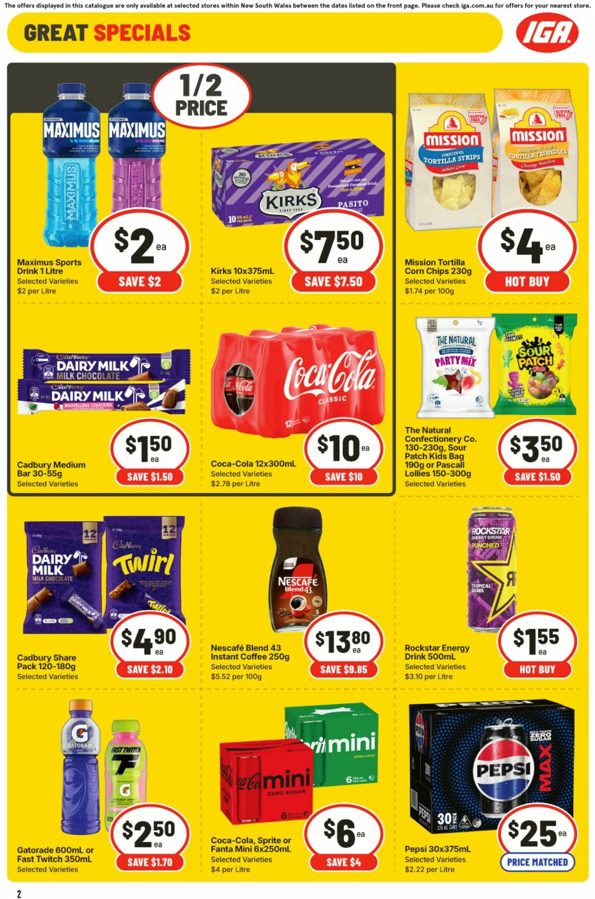 IGA Catalogues from 7 January