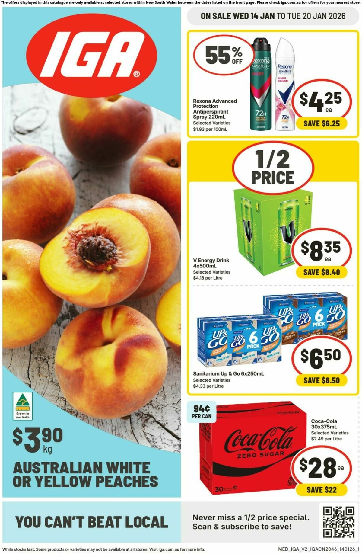 IGA Catalogues from 14 January