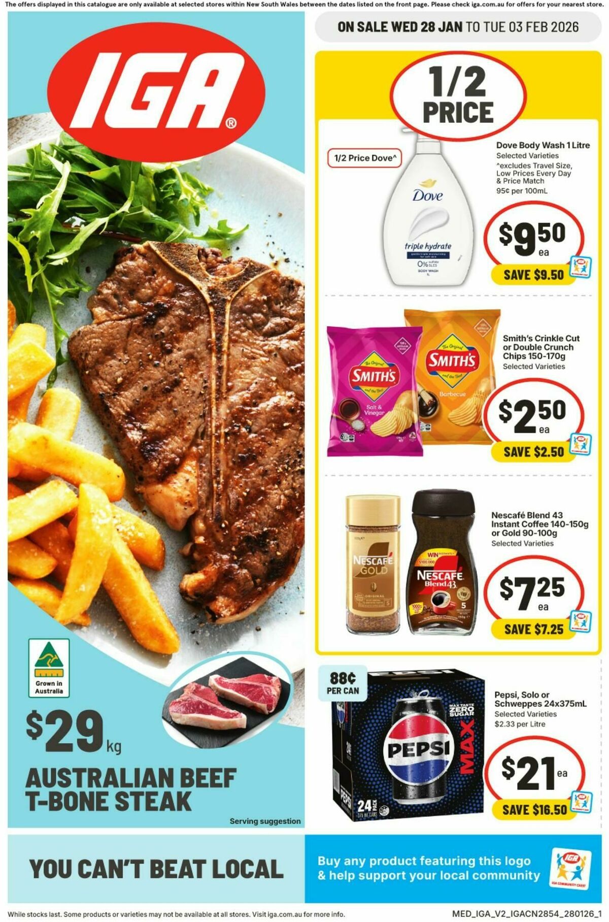 IGA Catalogues from 28 January