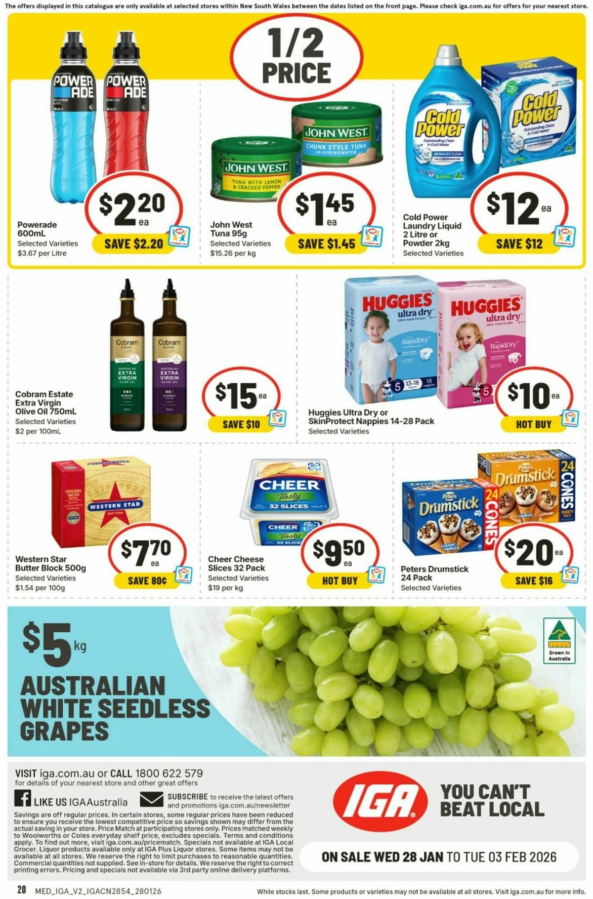 IGA Catalogues from 28 January