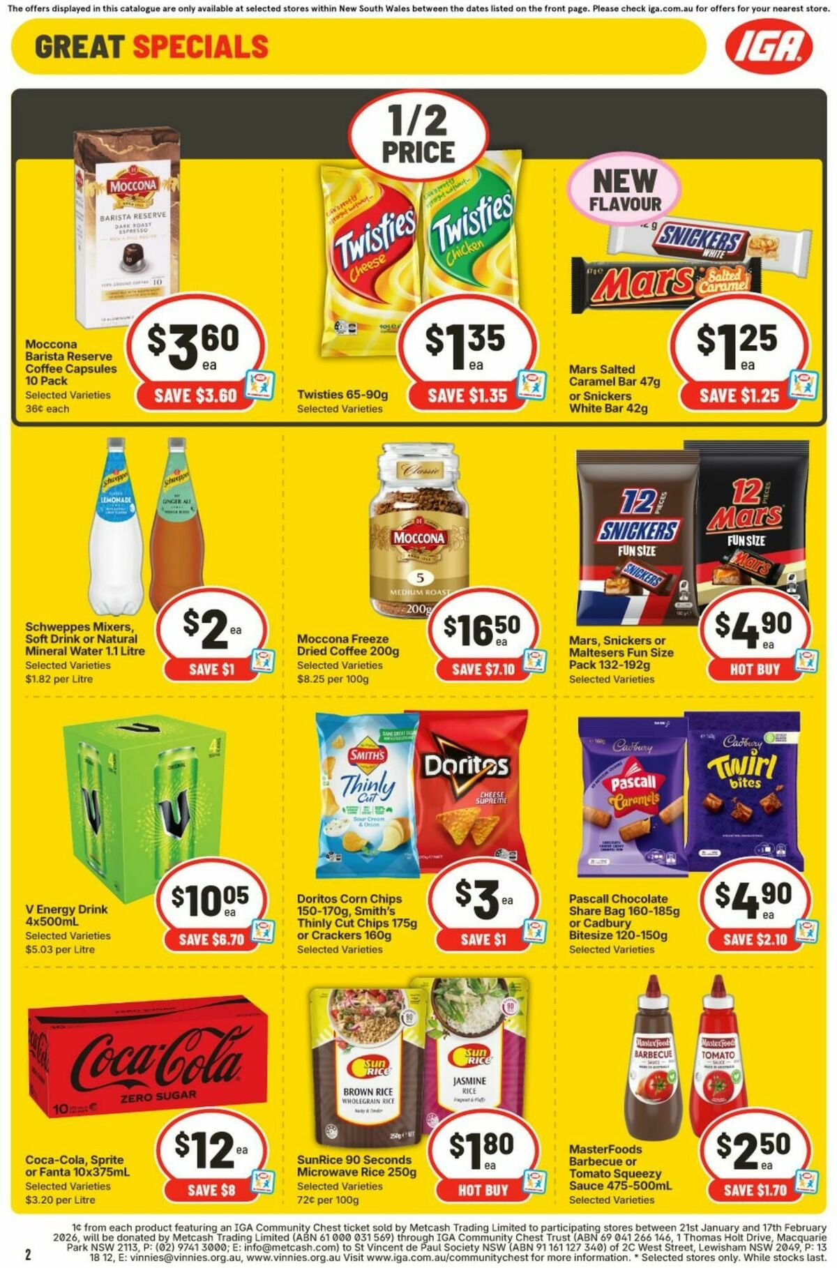 IGA Catalogues from 28 January