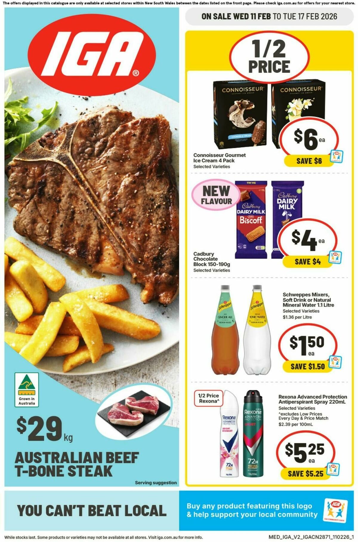 IGA Catalogues from 11 February