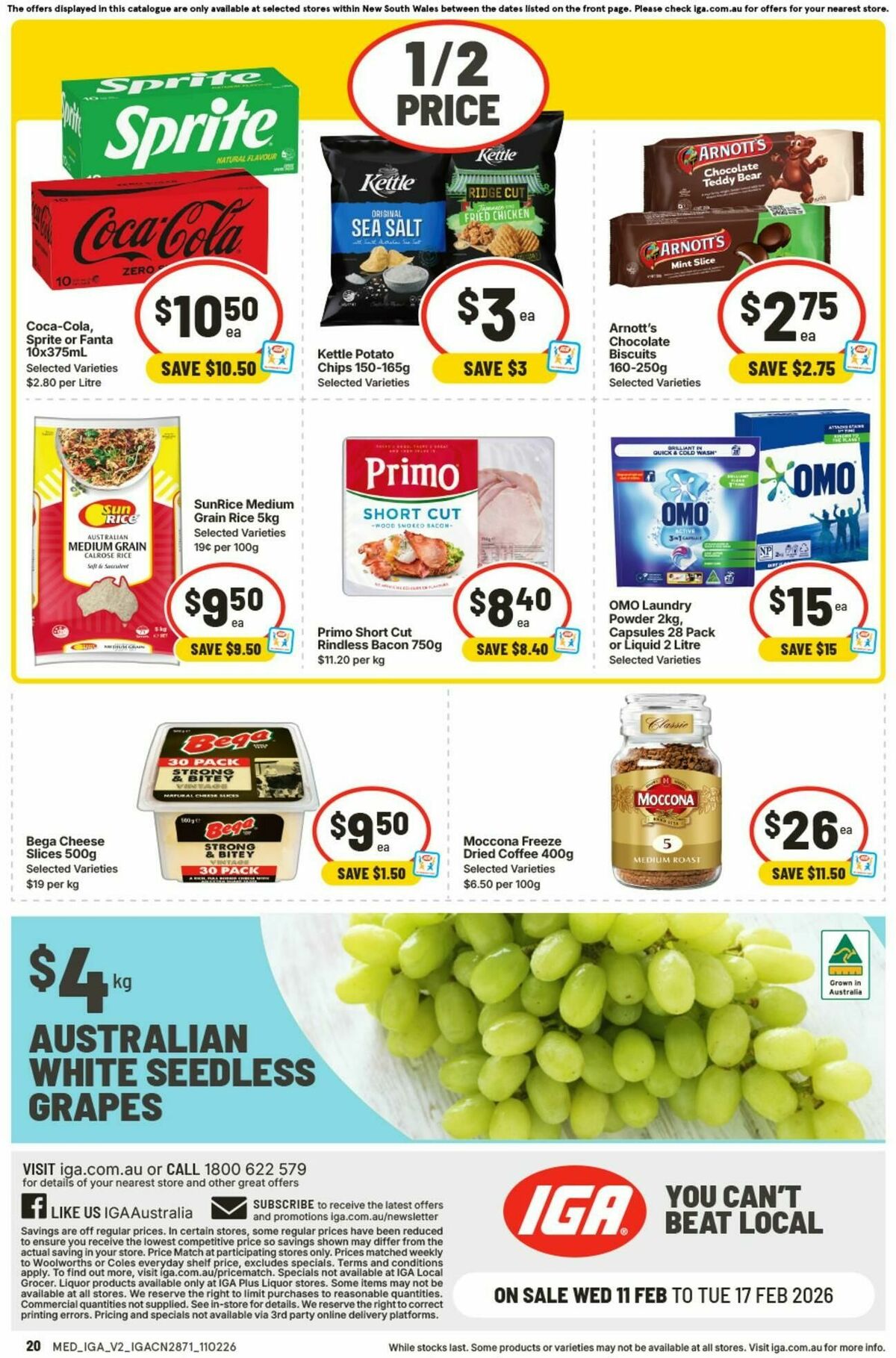 IGA Catalogues from 11 February