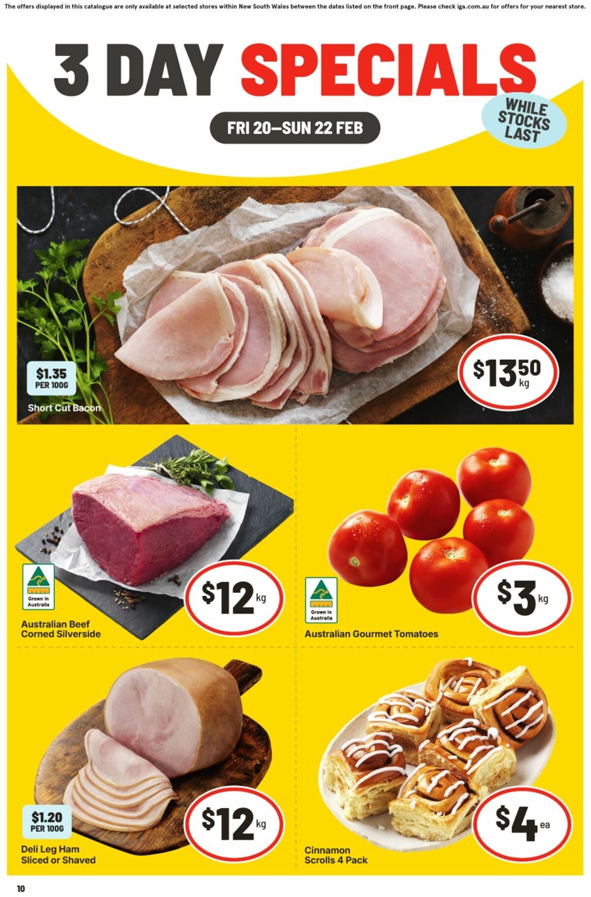 IGA 3 Day Specials Catalogues from 20 February