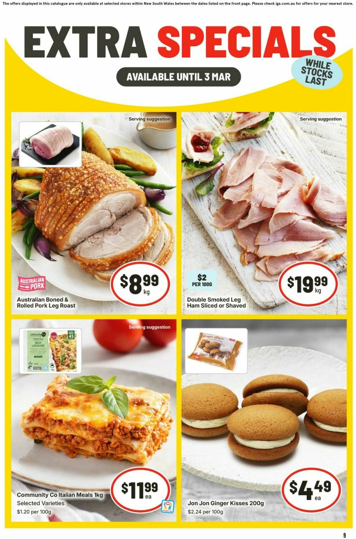 IGA Catalogues from 25 February
