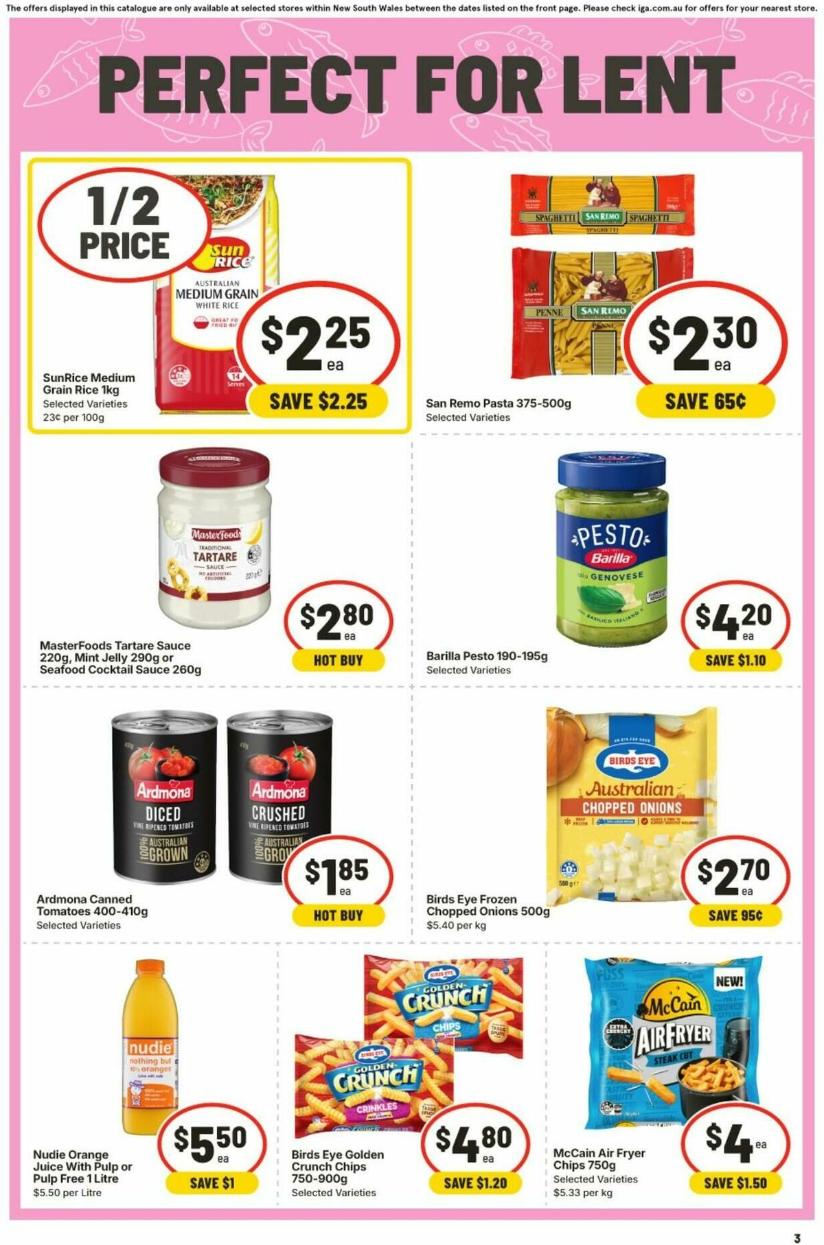 IGA Catalogues from 25 February