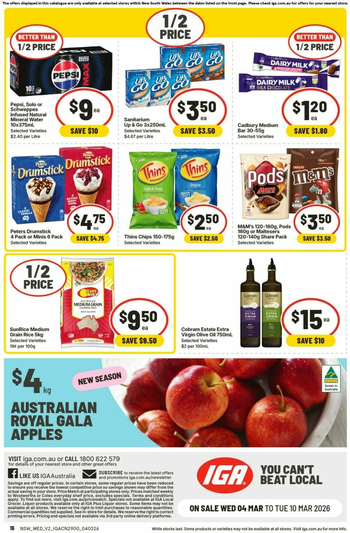IGA Catalogues from 4 March