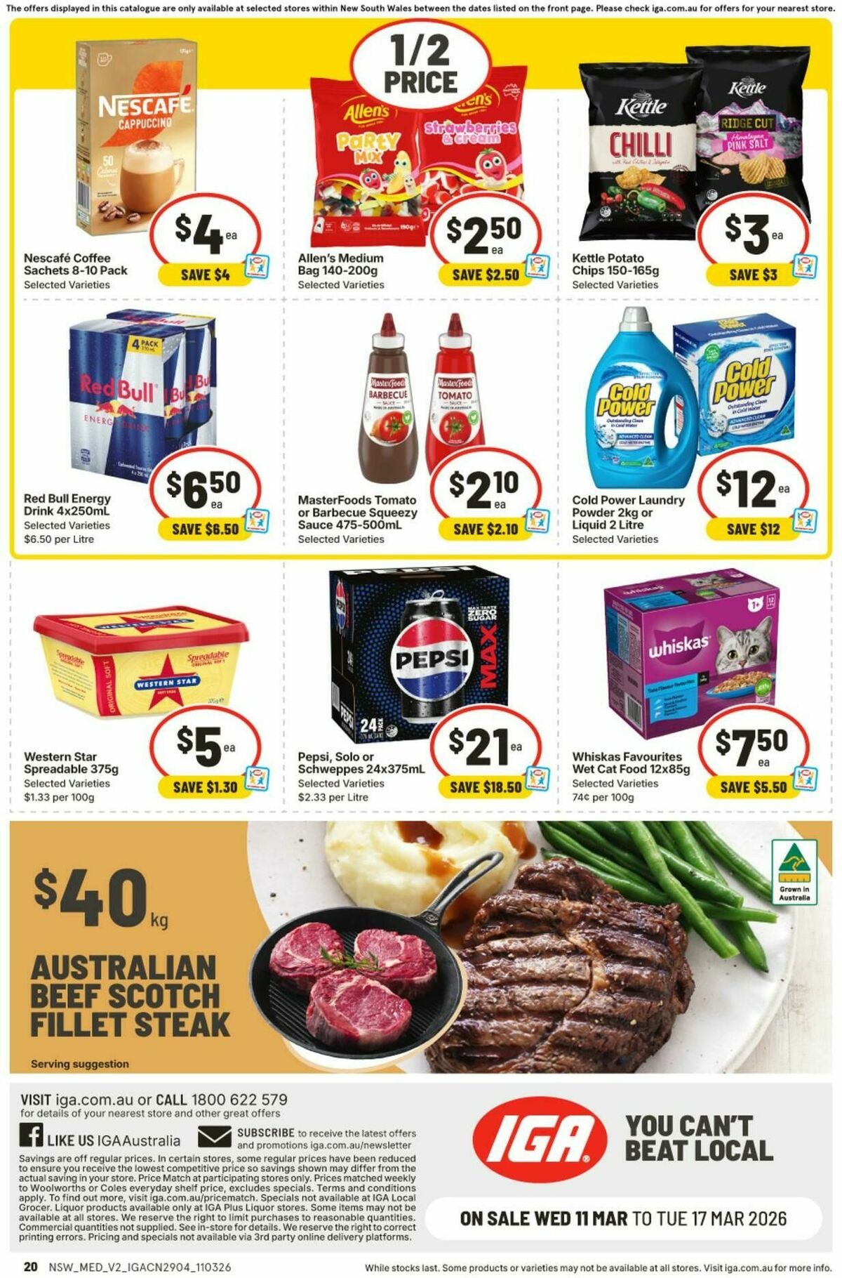 IGA Catalogues from 11 March