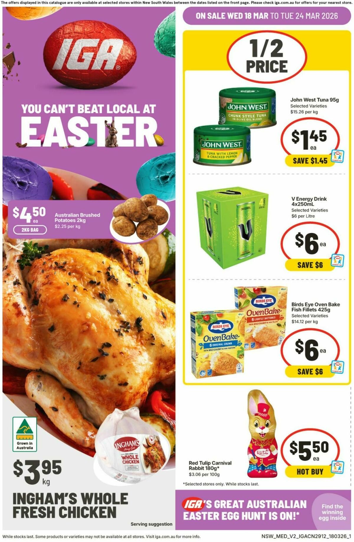 IGA Catalogues from 18 March