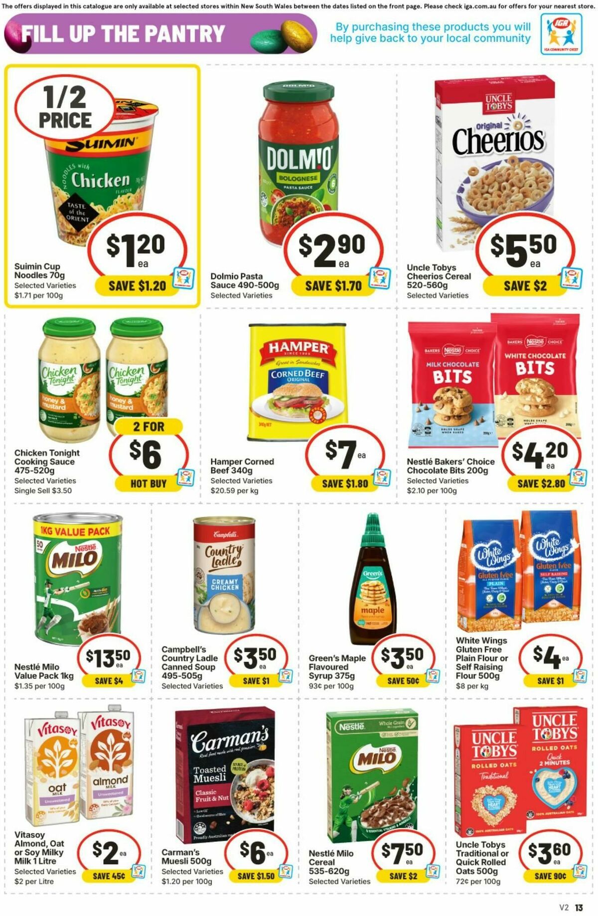 IGA Catalogues from 18 March